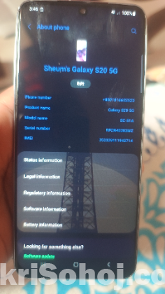 Samsung gelaxy s20 5g